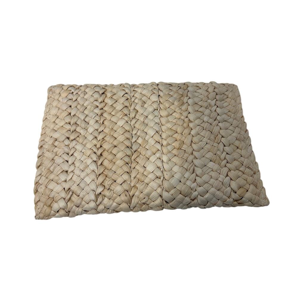 Shiraleah Simonetta Natural Woven Corn Husk Clutch Bag NWT - Picture 5 of 7